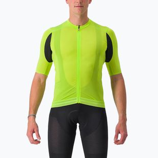 Maglia da ciclismo Castelli Superleggera 3 electric lime da uomo