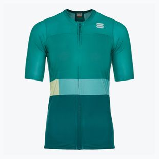 Maglia ciclismo donna Sportful Snap shade abete rosso/verde chiaro