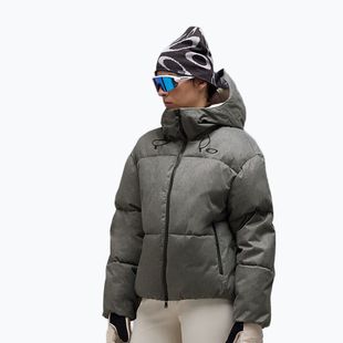 Giacca da sci da donna Oakley Icicle Cropped cement melange