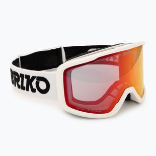 Maschera da sci Briko Chill white/red