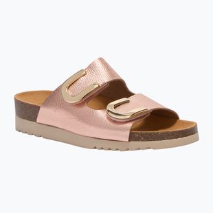 Ciabatte da donna Scholl Montery 2 Straps Ad Med rosa/oro