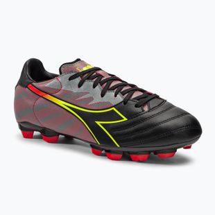 Scarpe da calcio Diadora Brasil Elite Veloce R LPU uomo nero e rosso DD-101.179181-D0136-39