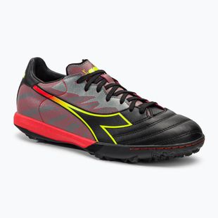 Scarpe da calcio Diadora Brasil Elite Veloce R TFR uomo nero e rosso DD-101.179182-D0136-40