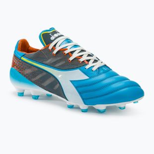Scarpe da calcio Diadora Brasil Elite Veloce GR ITA LPX uomo blu fluo/bianco/arancio