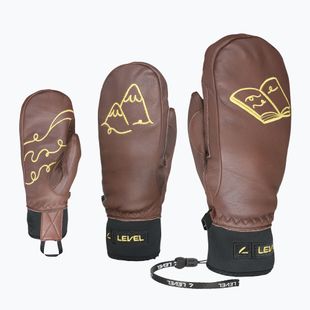 Guanti da sci da donna Level Ivory Mitt brown