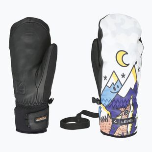 Guanti da sci per bambini Level Vertigo Mitt Teen blue grey