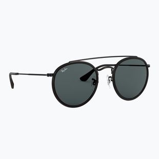 Occhiali da sole Ray-Ban Round Double Bridge black/blue/grey