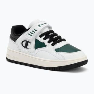 Scarpe per bambini Champion RD25 Low B PS Low Cut white/highlighter greenblack