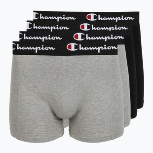 Boxer da uomo Champion Trunk Knit oxford grey melange/oxford grey melange/black