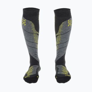 Calze da sci da uomo UYN Ski All Mountain anthracite melange / yellow