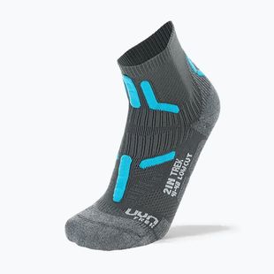 Calze da donna Uyn Trekking 2IN Low Cut anthracite/turquoise
