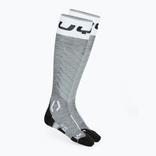 Calze da sci uomo UYN Ski One Merino grey melange/white