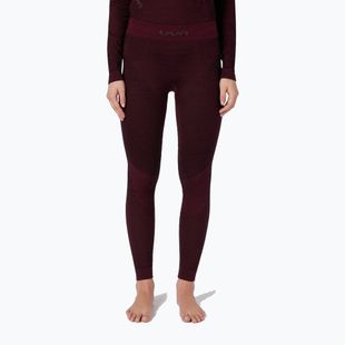 Pantaloni termici donna UYN Fusyon Biotech windsor wine