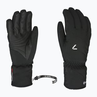 Guanti da sci da donna Level Astra Gore Tex black