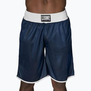 Pantaloncini da boxe double face LEONE 1947 uomo blu/rosso