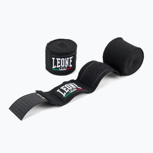 Bendaggi da boxe LEONE 1947 Fasce per mani 450 cm nero