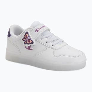 Scarpe per bambini Champion GLW G PS Low Cut white/purple