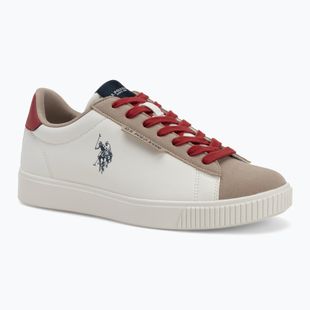 Scarpe da uomo U.S.Polo Assn TYMES011 bianco/rosso