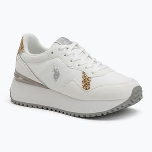 Scarpe da donna U.S. Polo Assn. BAYLE003C bianco/oro