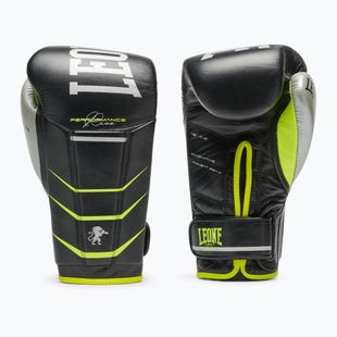Guantoni da boxe LEONE 1947 Revo Performance nero fluo
