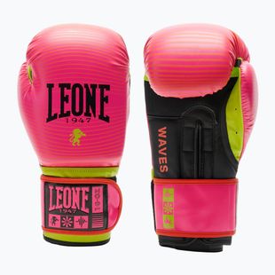 Guanti da boxe LEONE 1947 Waves rosa