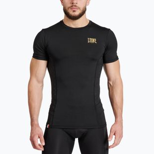 Rashguard da uomo LEONE 1947 Compresion nero