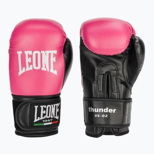 Guanti da boxe per bambini LEONE 1947 Thunder Jr fucsia