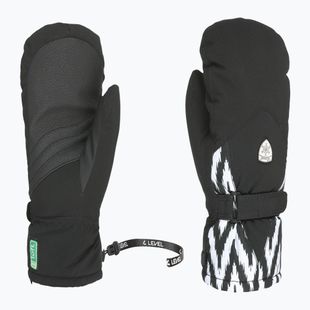 Guanti da sci da donna Level Hero Mitt black/white
