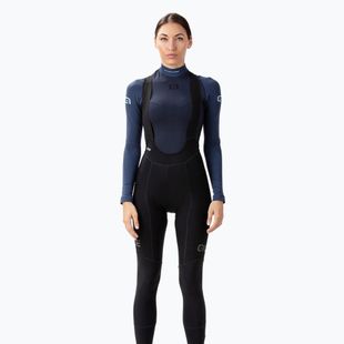 Pantaloni ciclismo donna Alé Blizzard nero/nero
