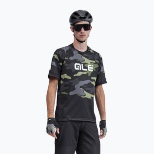 Maglia ciclismo uomo Alé Maglia MC Stain verde