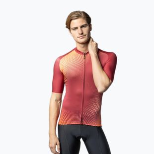 Maglia da ciclismo Alé Optical bordeaux da uomo