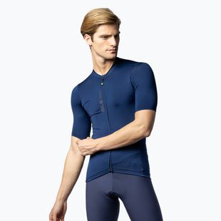 Maglia ciclismo Alé Color Block uomo blu navy