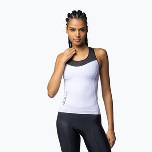 Maglia ciclismo donna Alé Color Block TT bianco