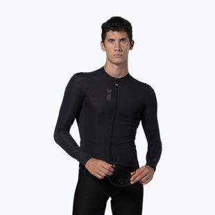 Maglia a maniche lunghe da ciclismo da uomo Alé Color Block black
