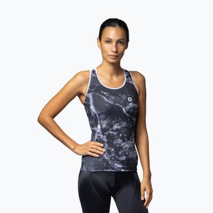 Maglia ciclismo donna Alé Marble TT nero