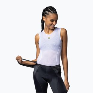 Felpa ciclismo donna Alé Velo Active W bianco