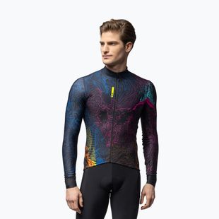 Felpa da ciclismo uomo Alé Zanzibar Jersey multicolore/multicolor