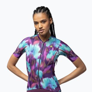 Maglia da ciclismo da donna Alé Jardin 2.0 purple combo