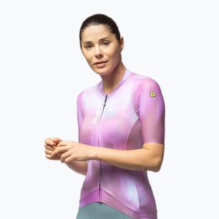 Maglia da ciclismo da donna Alé Argon pink combo