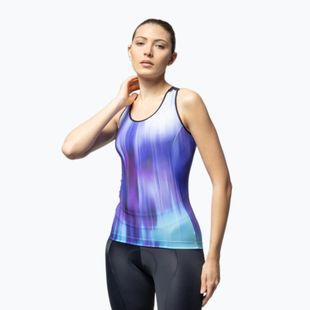 Maglia da ciclismo da donna Alé Crazy TT blue combo