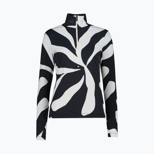 Felpa donna CMP 36L0306 nero/b.co gesso
