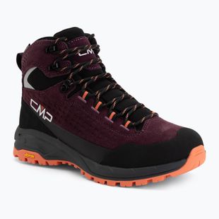 Scarpe da trekking donna CMP Vertyx Mid Waterproof blackberry/marigold