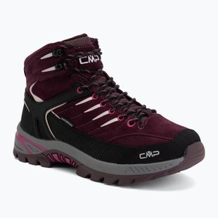 Scarponcini da trekking per bambini CMP Rigel 2.0 Mid Waterproof black berry/amaranto