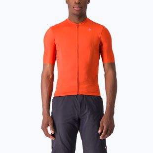 Maglia da ciclismo Castelli Unlimited Entrata 2 arancione ruggine/grigio da uomo