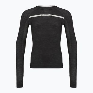 Longsleeve da ciclismo da uomo Castelli Merino Seamless Baselayer black