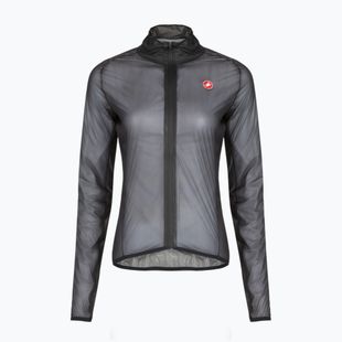 Giacca da ciclismo donna Castelli Squall Shell W nero chiaro/grigio argento