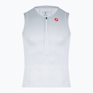 Maglia da ciclismo Castelli Free Speed 3 uomo bianco/argento grigio