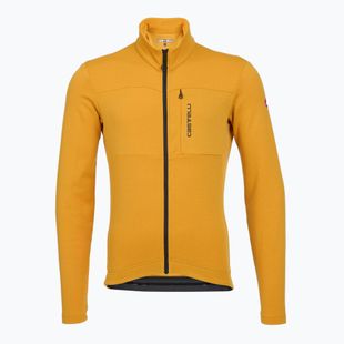 Felpa da ciclismo Castelli Unlimited Trail 2 da uomo, colore giallo oro/grigio scuro