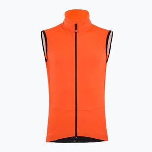 Gilet da ciclismo Castelli Perfetto Air arancione brillante da uomo