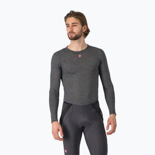 Longsleeve da ciclismo da uomo Castelli Medio Base Layer melange gray